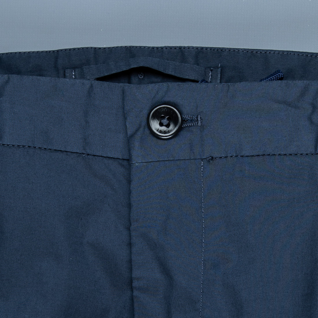 Incotex Model 64 Popelino Drawstring Pants Blu Scuro