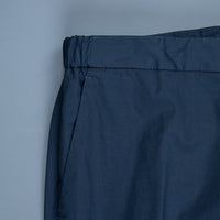 Incotex Model 64 Popelino Drawstring Pants Blu Scuro
