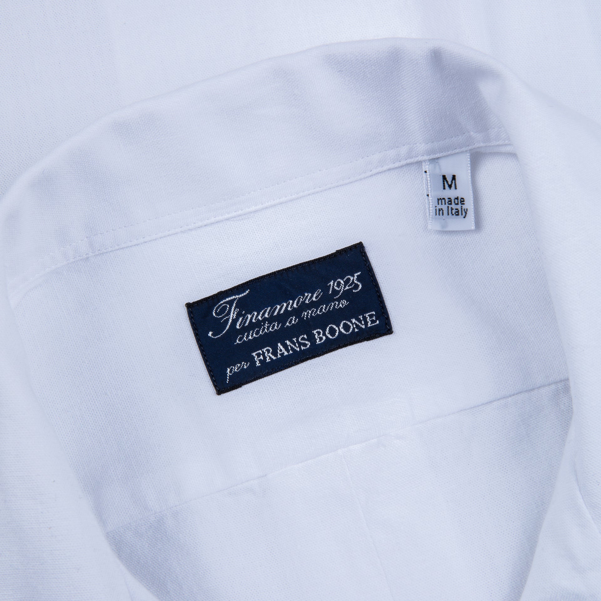 Finamore x Frans Boone Baia Shirt Chambray White