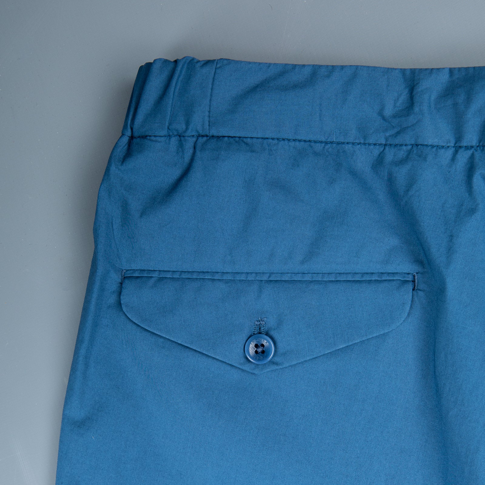 Incotex Model 64 Popelino Drawstring Pants Blu Medio