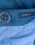 Incotex Model 64 Popelino Drawstring Pants Blu Medio