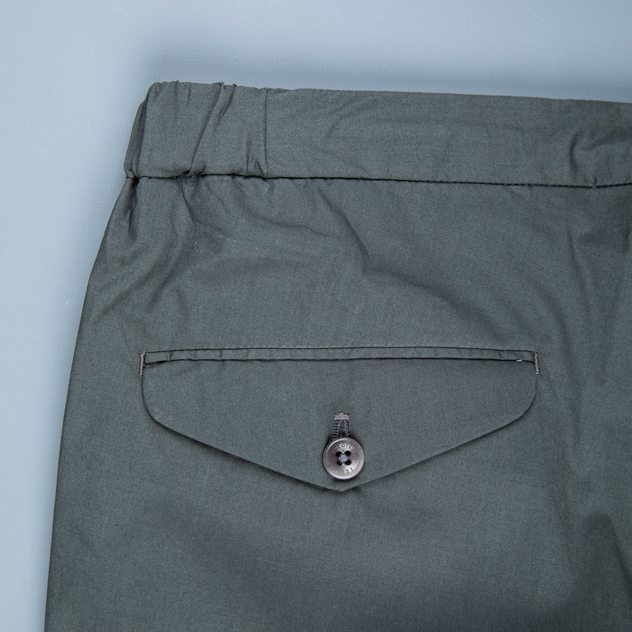 Incotex Model 64 Popelino Drawstring Pants Grigio Medio