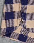 The Real McCoy's 8HU Buffalo Check Flannel Shirt Beige - Blue