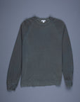 James Perse Raglan Crew Sweatshirt Jungle