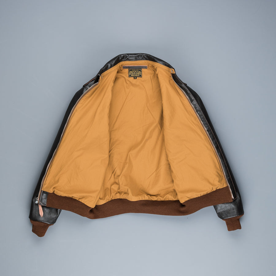 The Real McCoy's Type A-2 Real McCoy MFG. Co Seal Brown