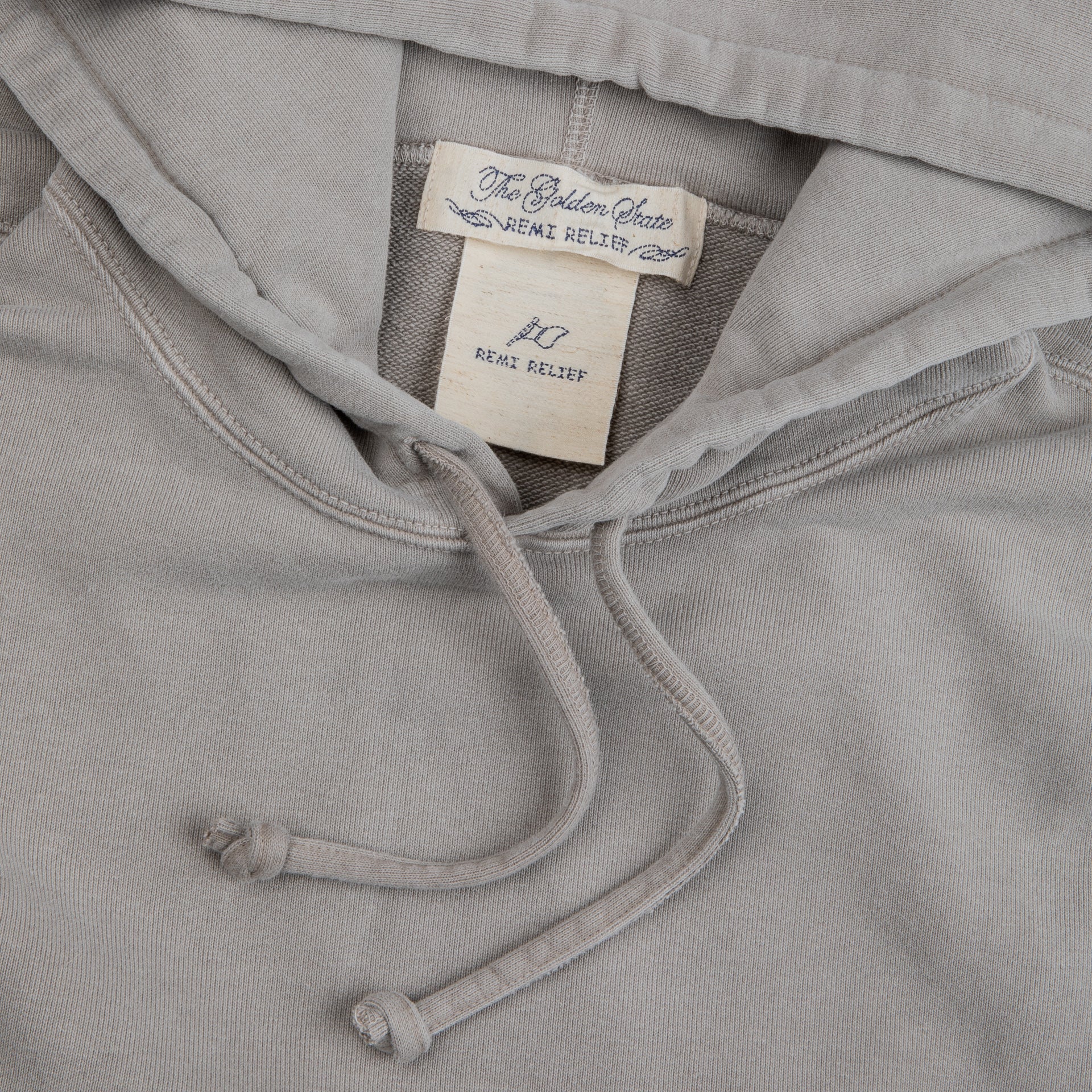 Remi Relief Outdoor Special Finish Fleece Hoodie Gray