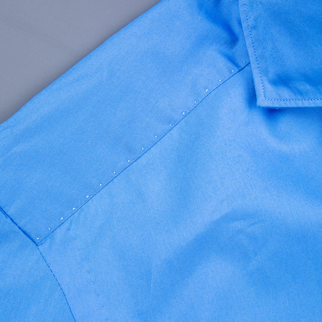 Finamore Milano Shirt Collo Sergio Blu Avio