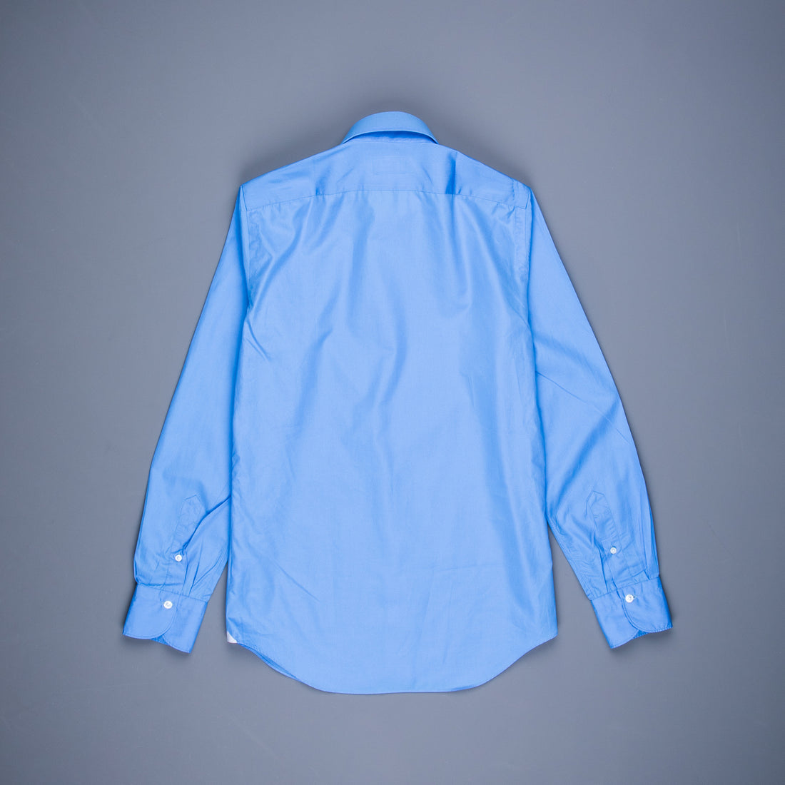 Finamore Milano Shirt Collo Sergio Blu Avio