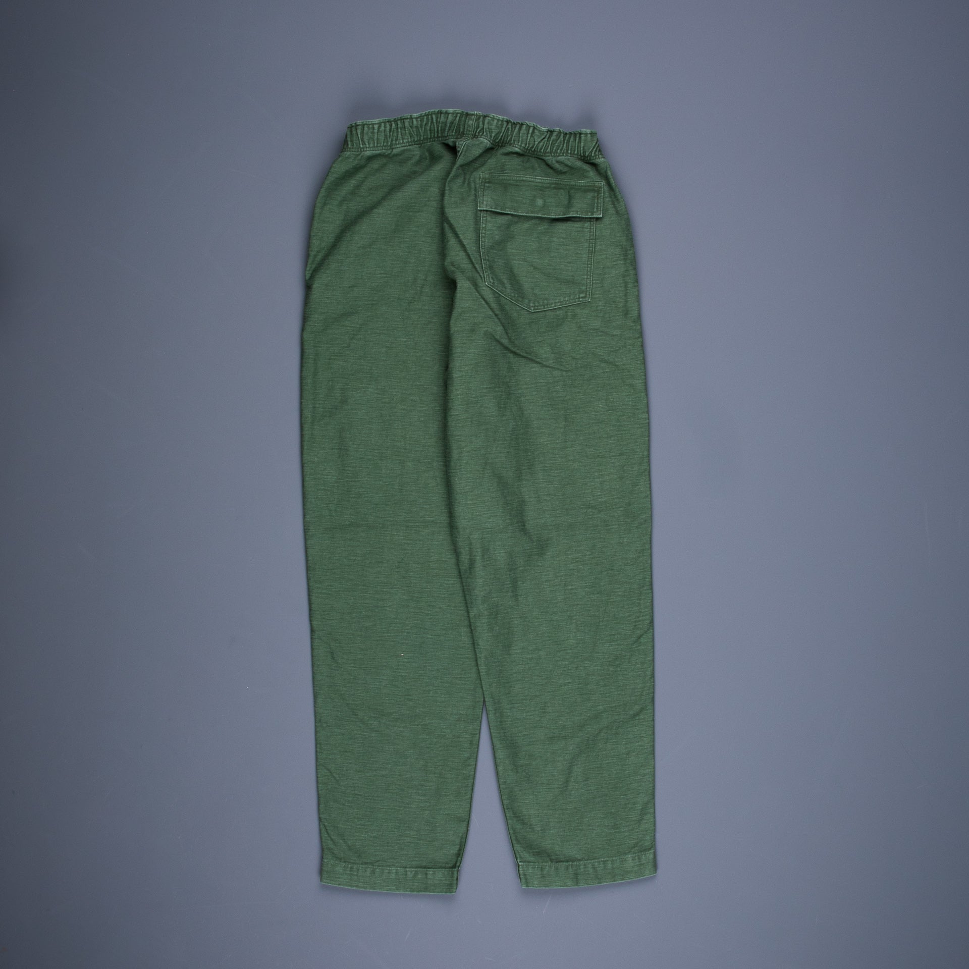 Orslow Easy Pants Reverse Sateen Used Green