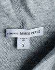 James Perse Vintage Heathered cotton hoodie heather grey