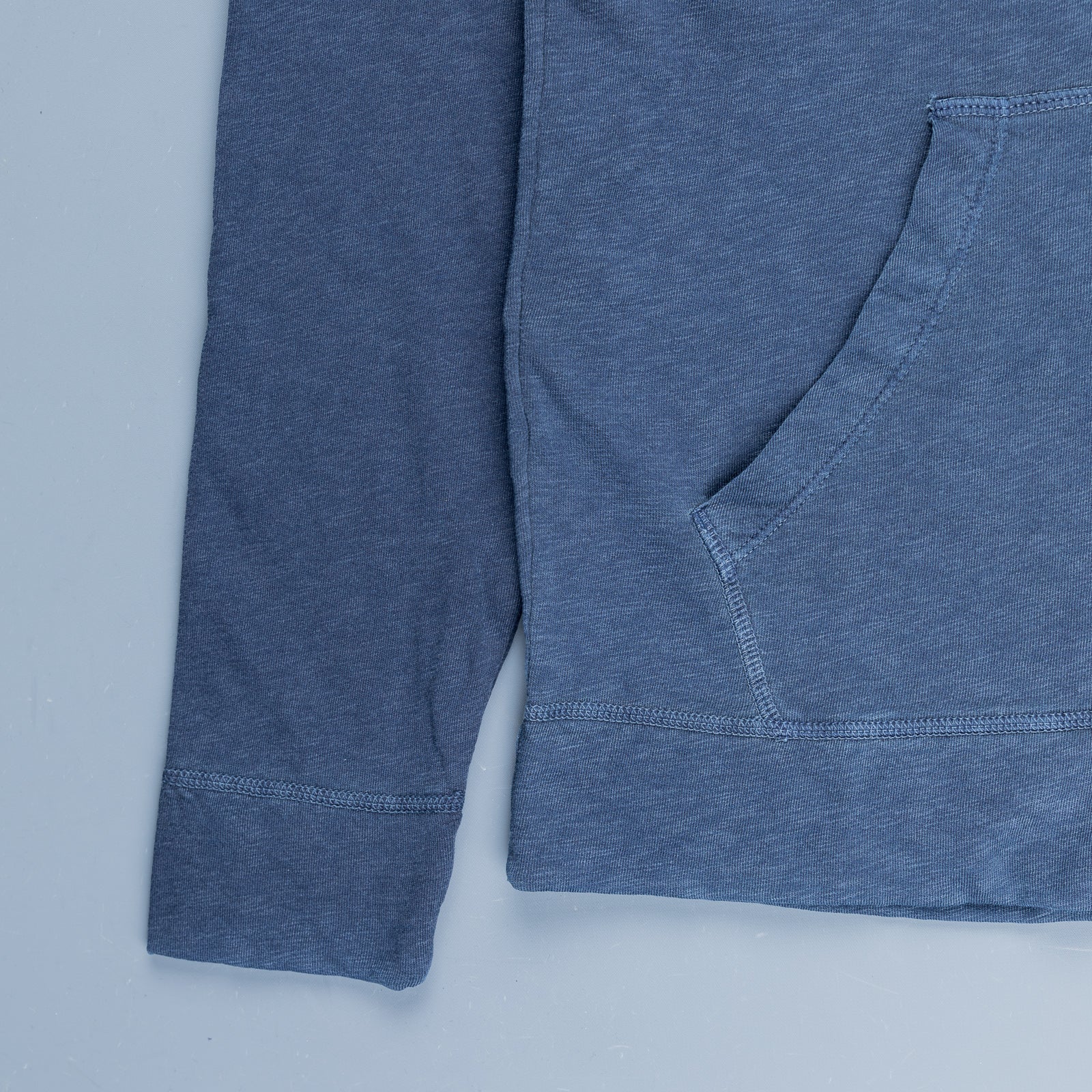 James Perse  Vintage Heathered cotton hoodie deep