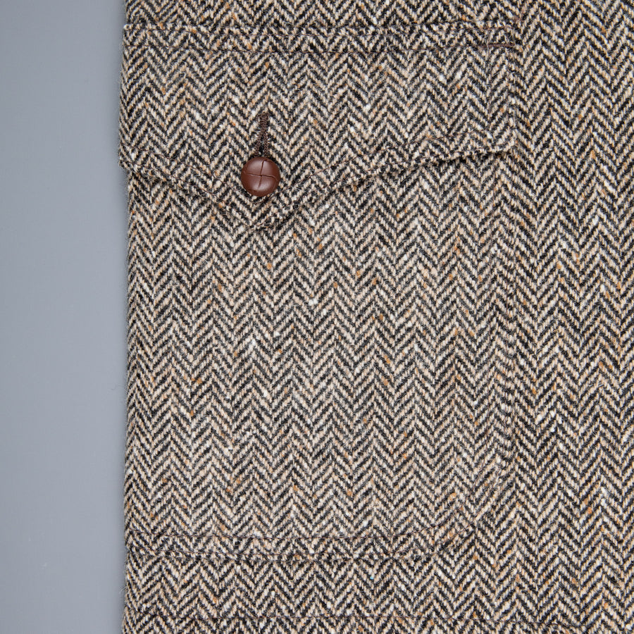 RRL Mawes sportcoat herringbone black and tan