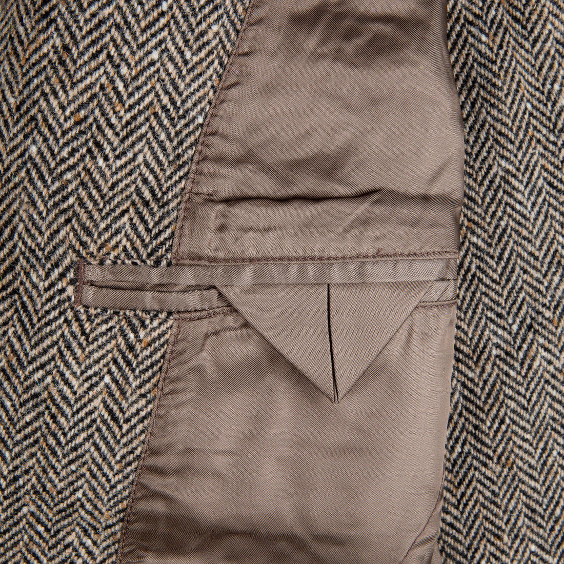 RRL Mawes sportcoat herringbone black and tan