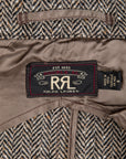 RRL Mawes sportcoat herringbone black and tan