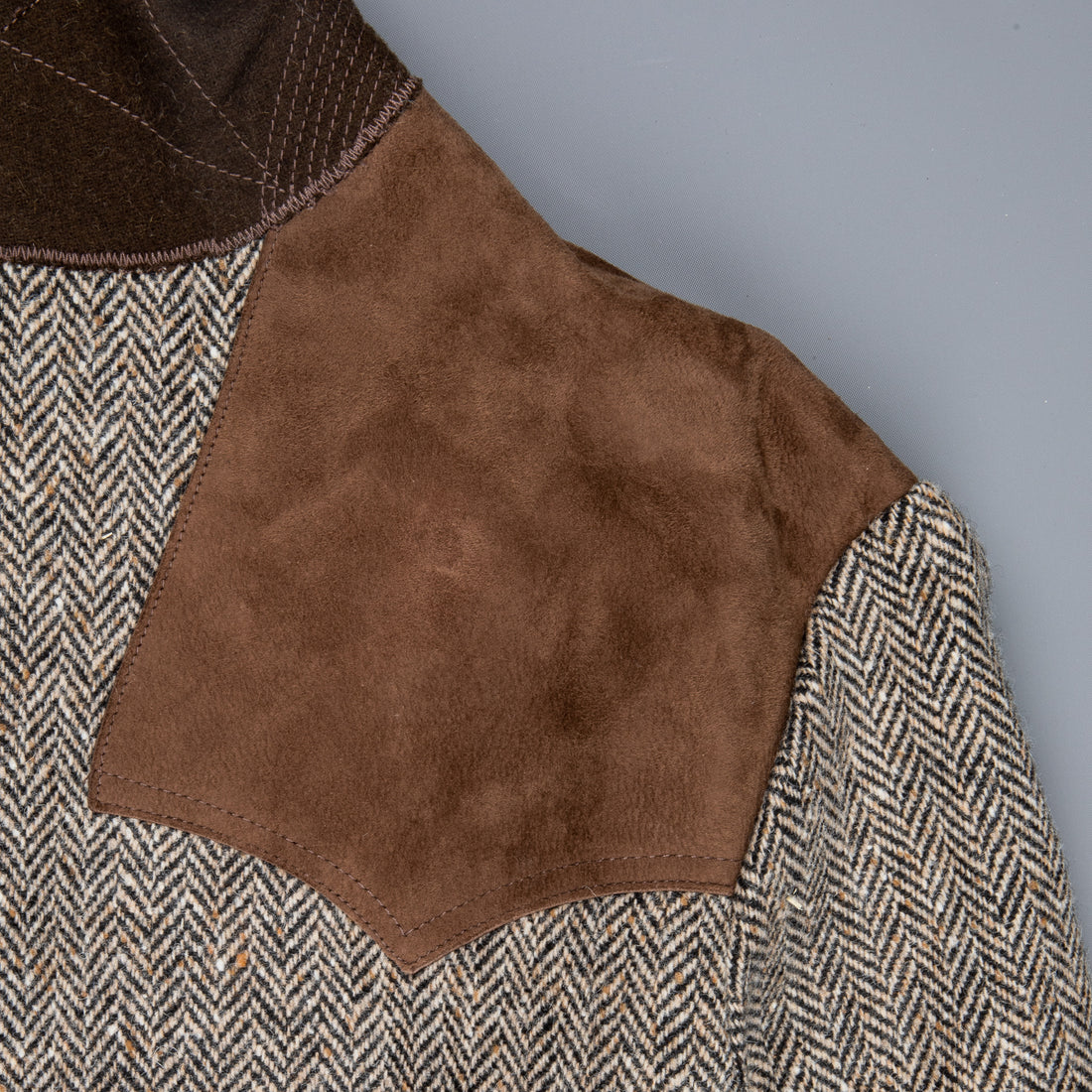 RRL Mawes sportcoat herringbone black and tan