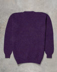 Laurence J. Smith  Super soft Seamless Crew Neck Pullover royal Violet