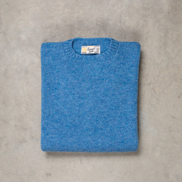 Laurence J. Smith Super soft Seamless Crew Neck Pullover Fresh Surf