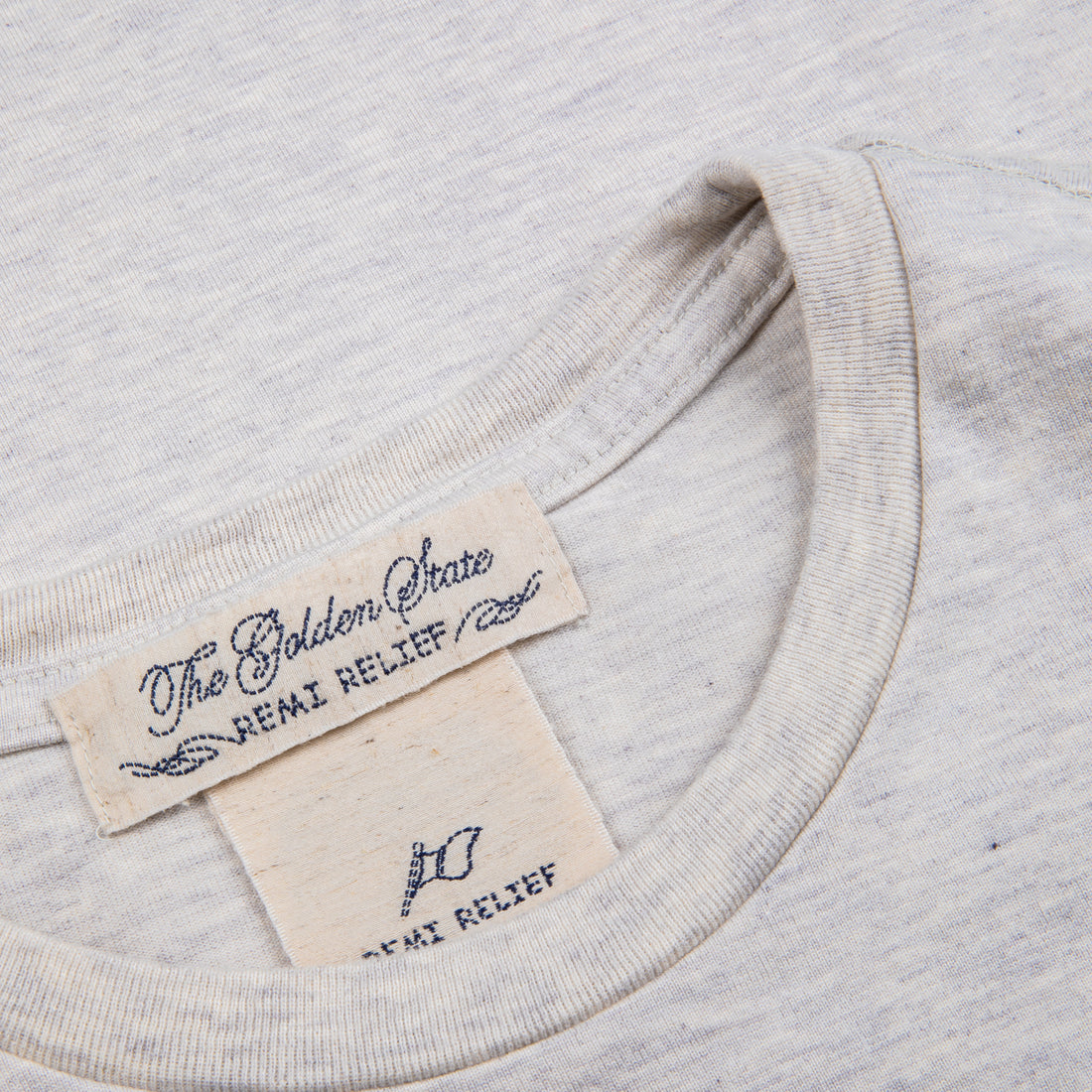 Remi Relief Heavy Cotton pocket tee Oatmeal