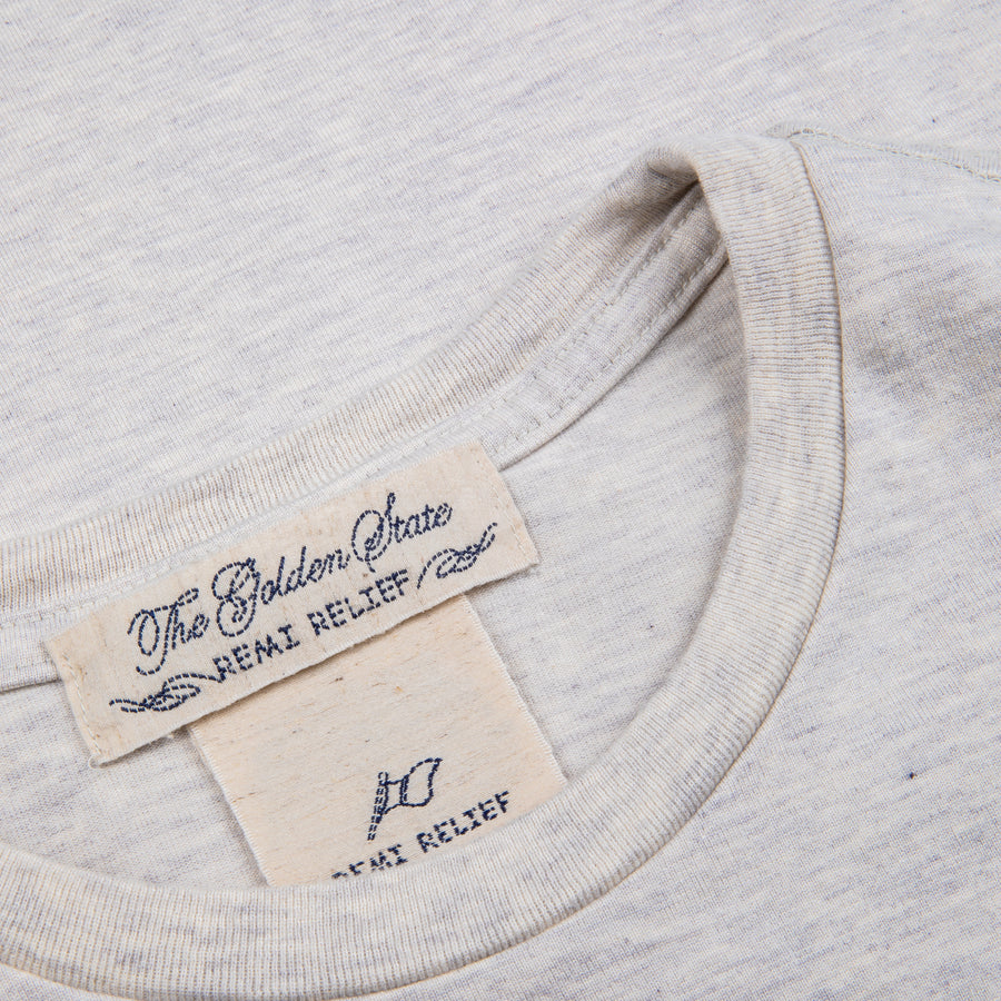 Remi Relief Heavy Cotton pocket tee Oatmeal