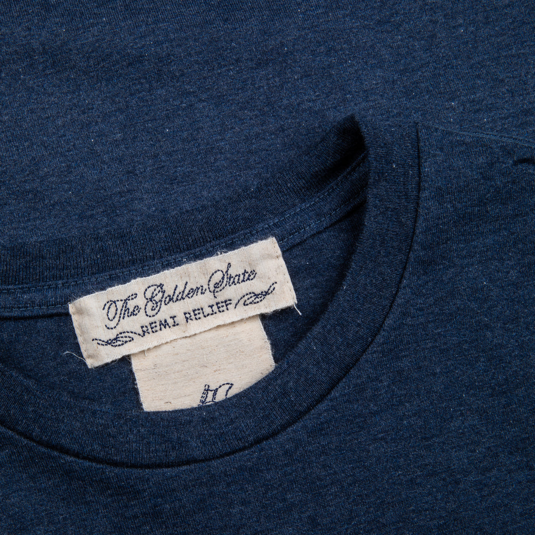 Remi Relief Heavy Cotton pocket tee Heather Navy