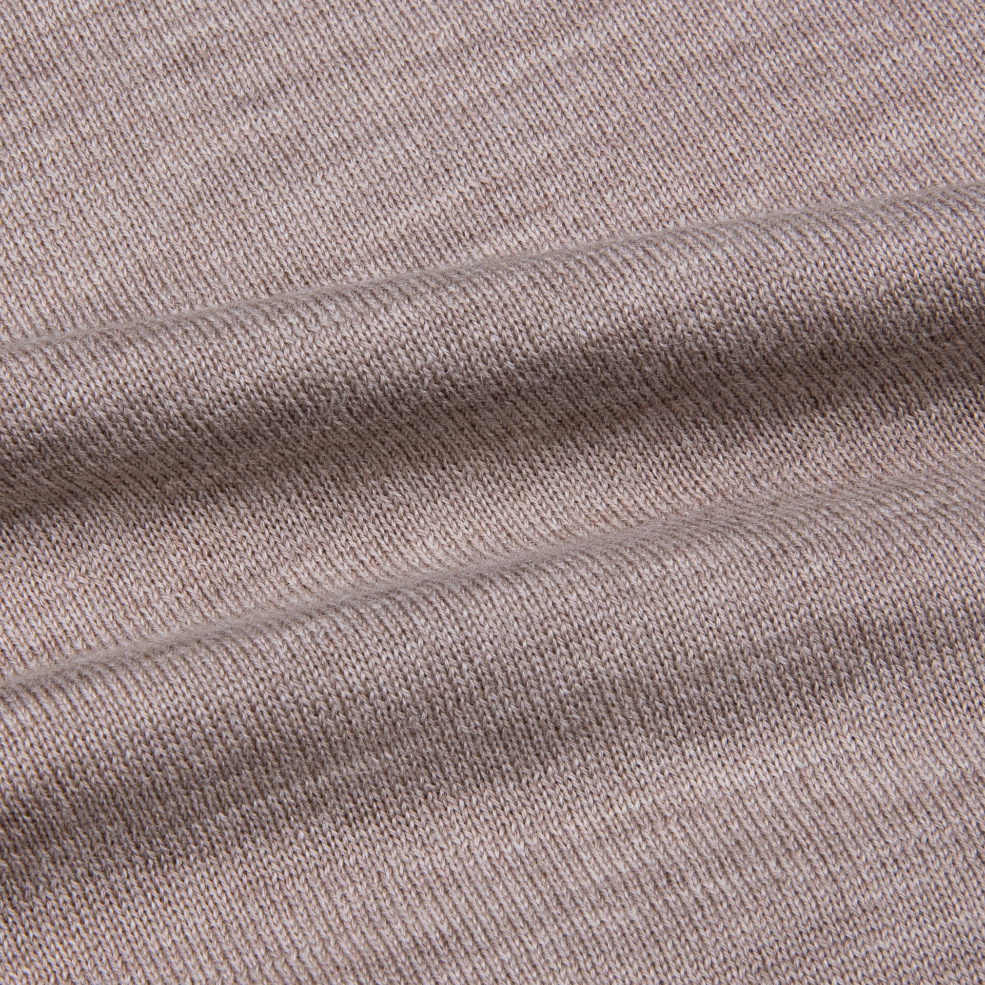 William Lockie x Frans Boone 30 gauge Loro Piana Merino&#39;s Crew Neck Oatmeal