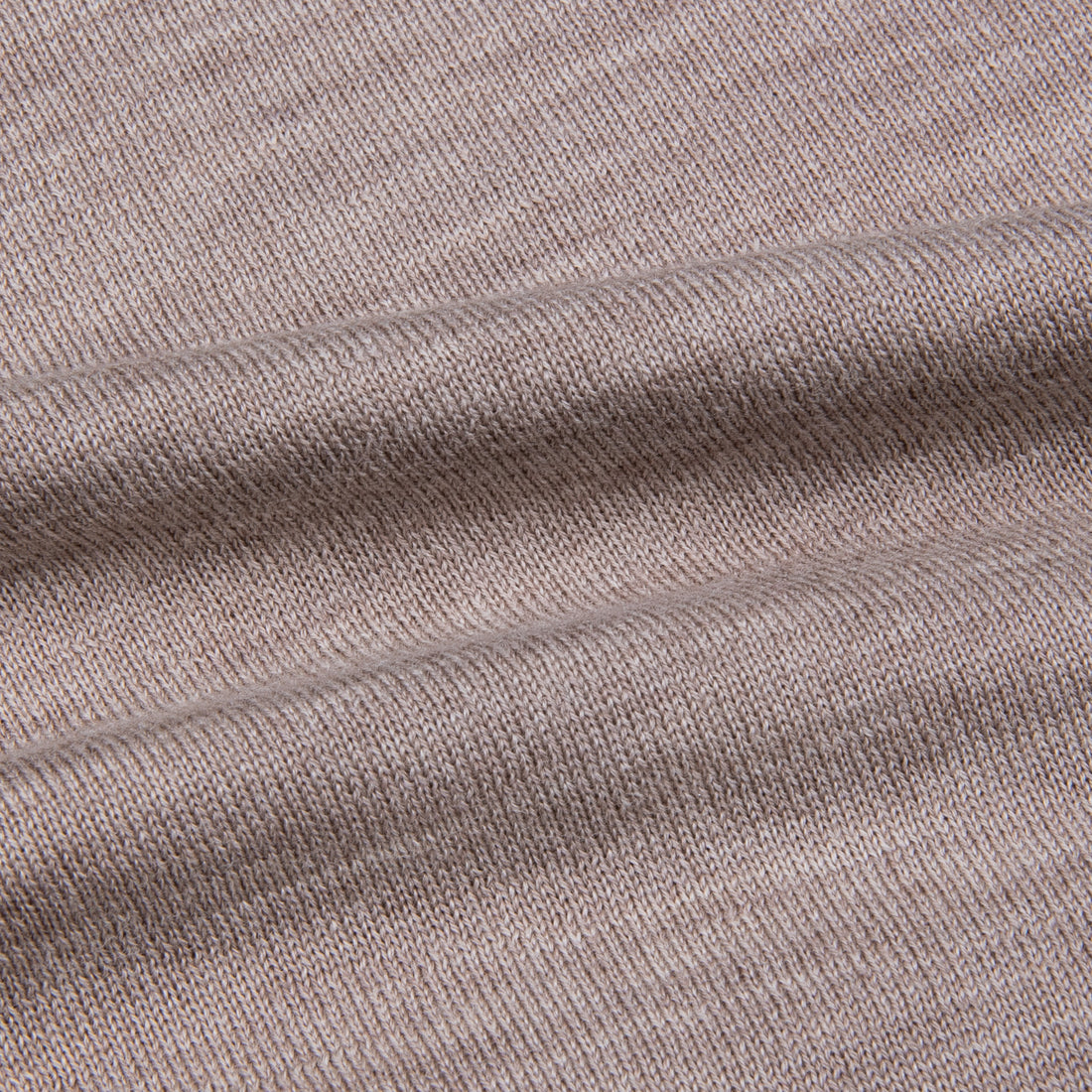 William Lockie x Frans Boone 30 gauge Loro Piana Merino's Crew Neck Oatmeal