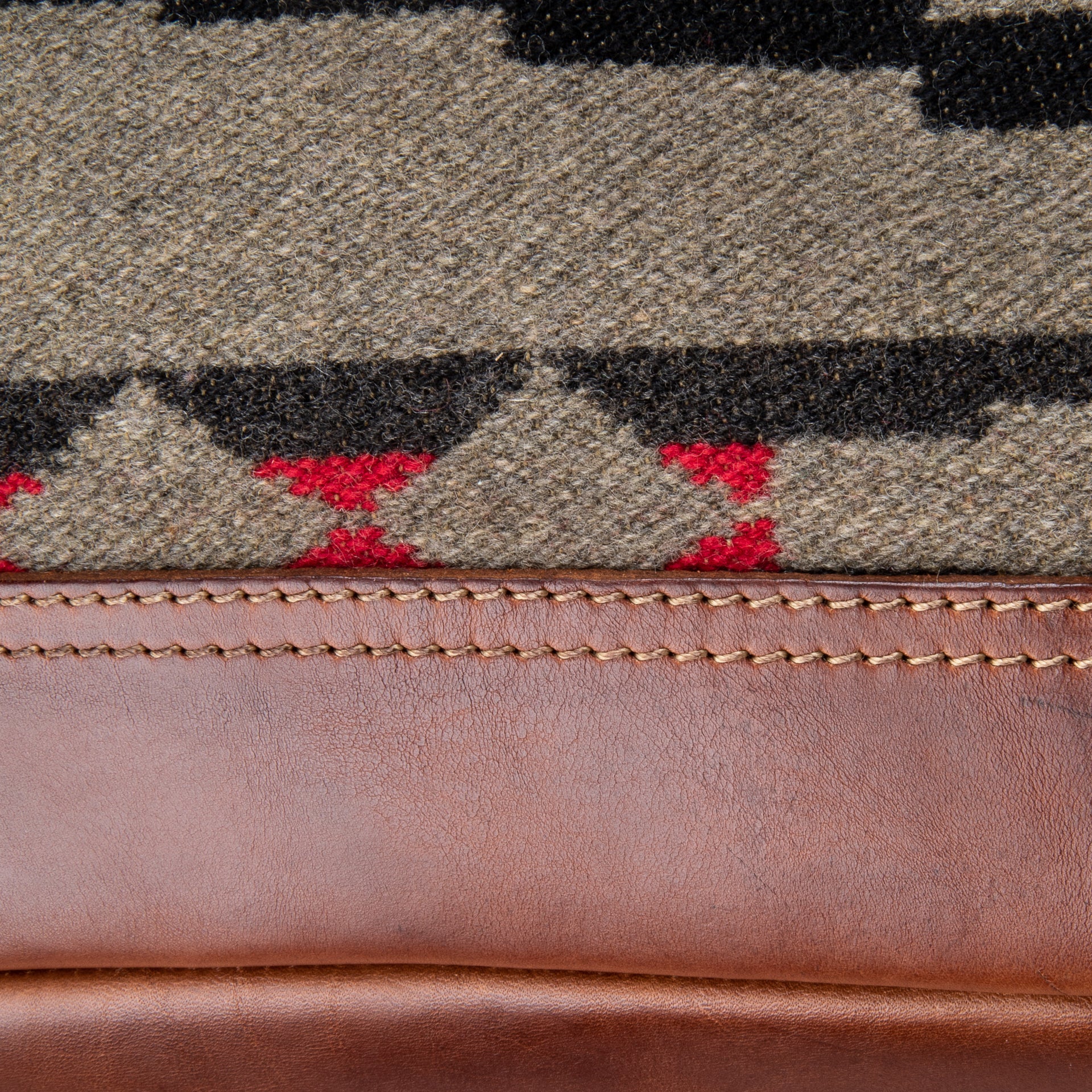RRL New Riley backpack plaid grey black red green brown