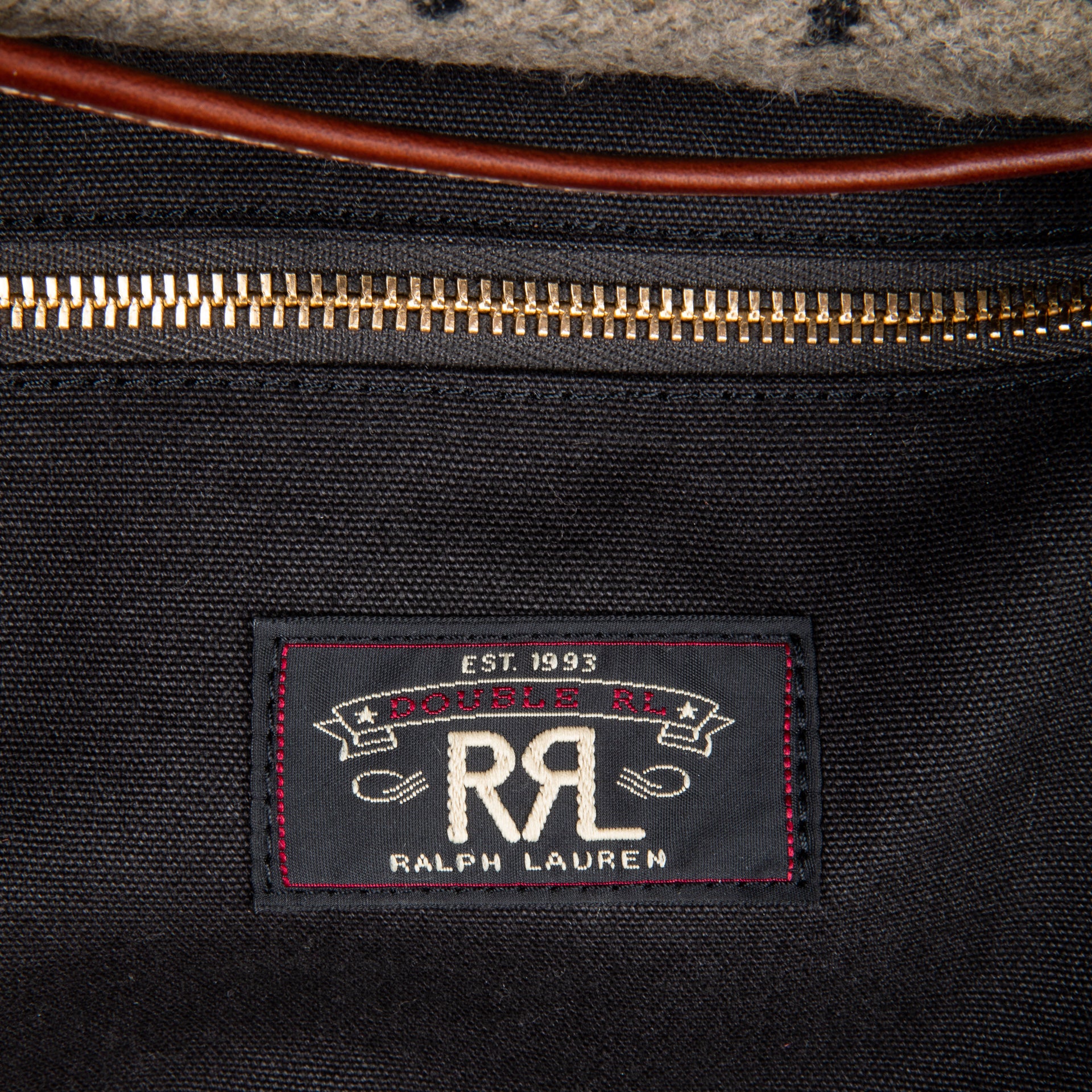 RRL New Riley backpack plaid grey black red green brown – Frans Boone Store