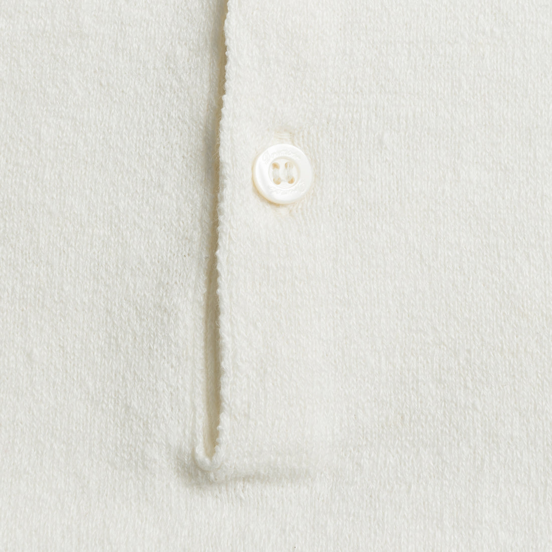 Drumohr Linen Polo White