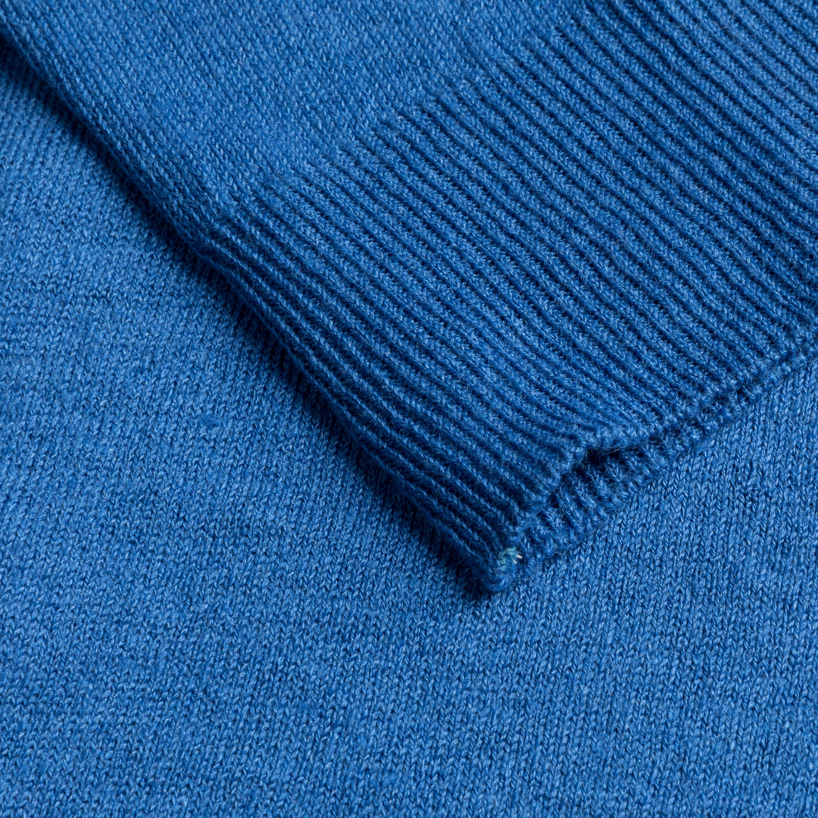 Drumohr Linen Polo Denim Blu