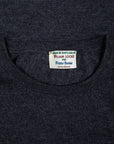 William Lockie x Frans Boone 30 gauge Loro Piana Merino's Crew Neck Charcoal