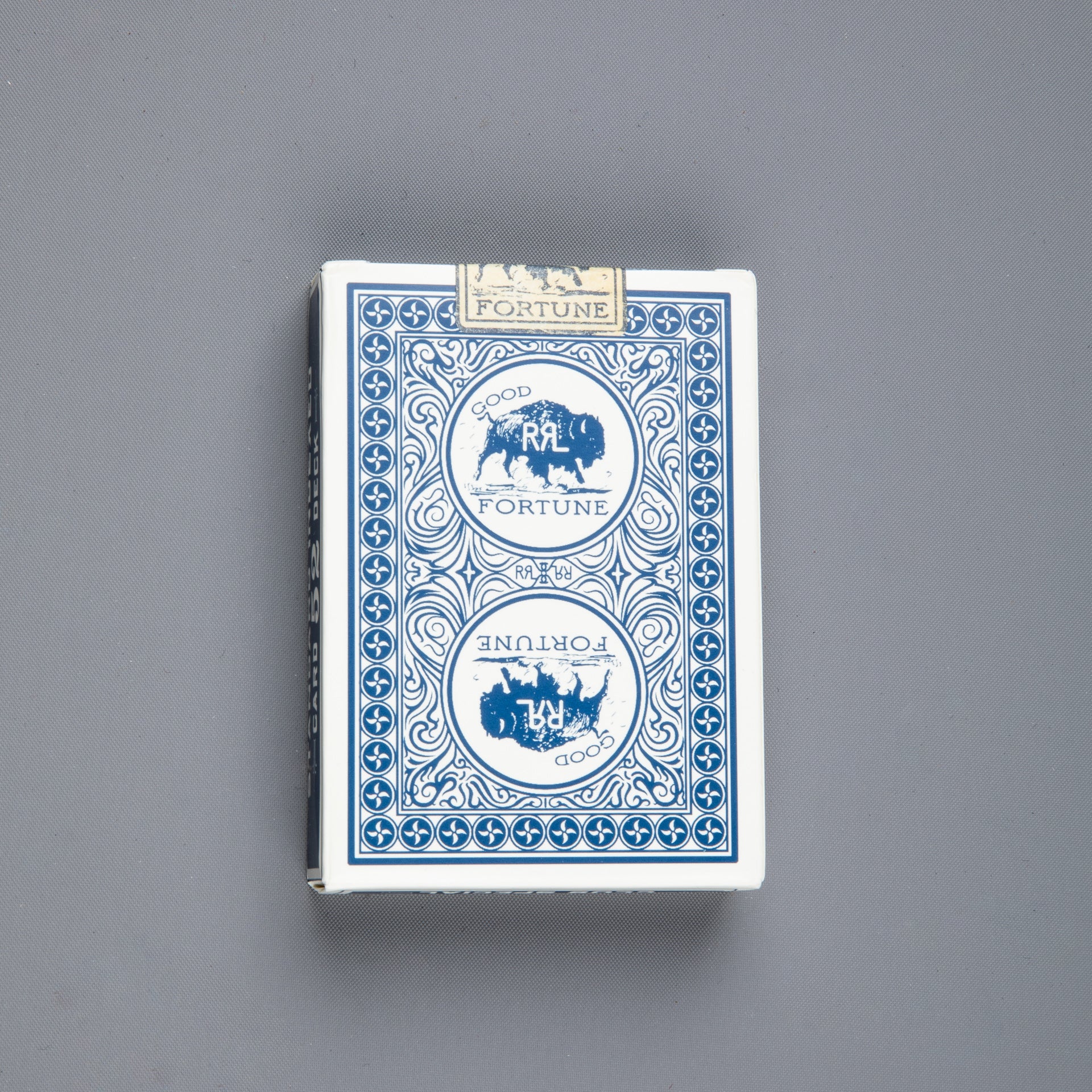 RRL Playing Cards Navy Cream