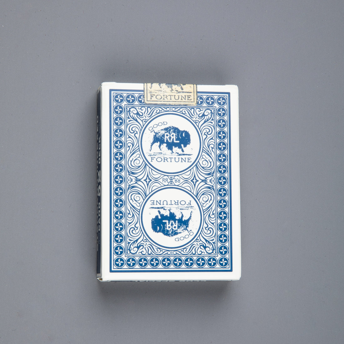 RRL Playing Cards Navy Cream