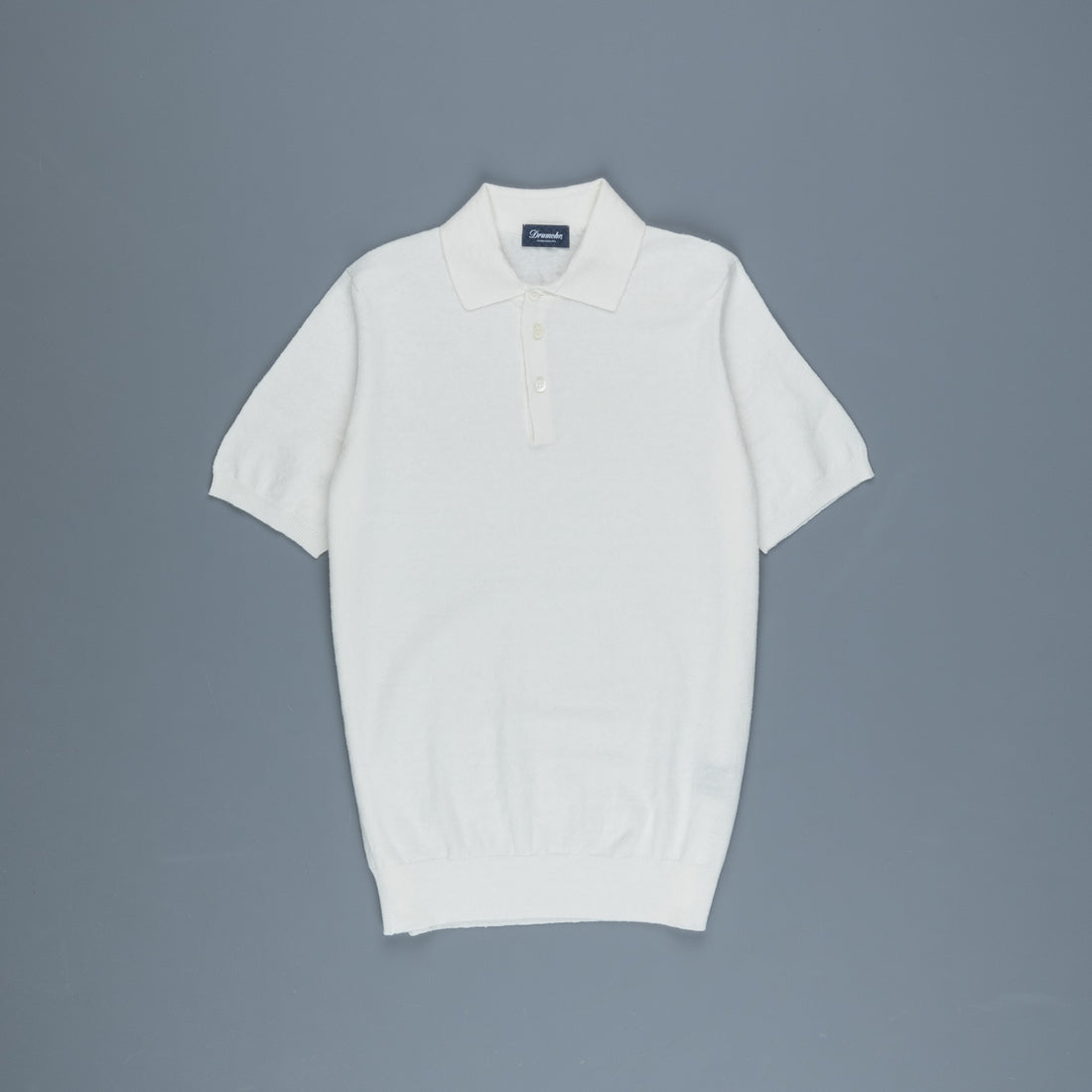 Drumohr Linen Polo White