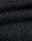 William Lockie x Frans Boone 30 gauge Loro Piana Merino's Crew Neck Charcoal