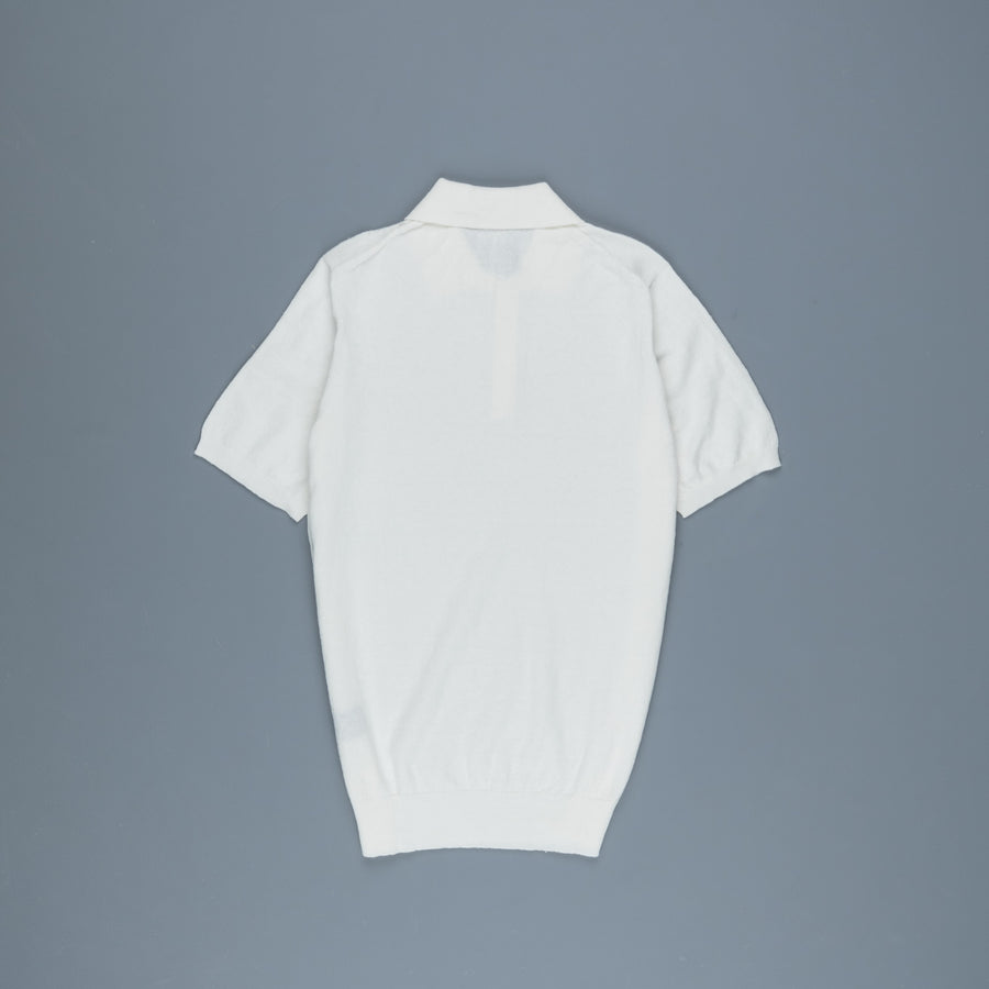 Drumohr Linen Polo White