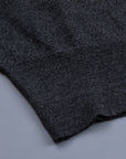 William Lockie x Frans Boone 30 gauge Loro Piana Merino's Crew Neck Charcoal