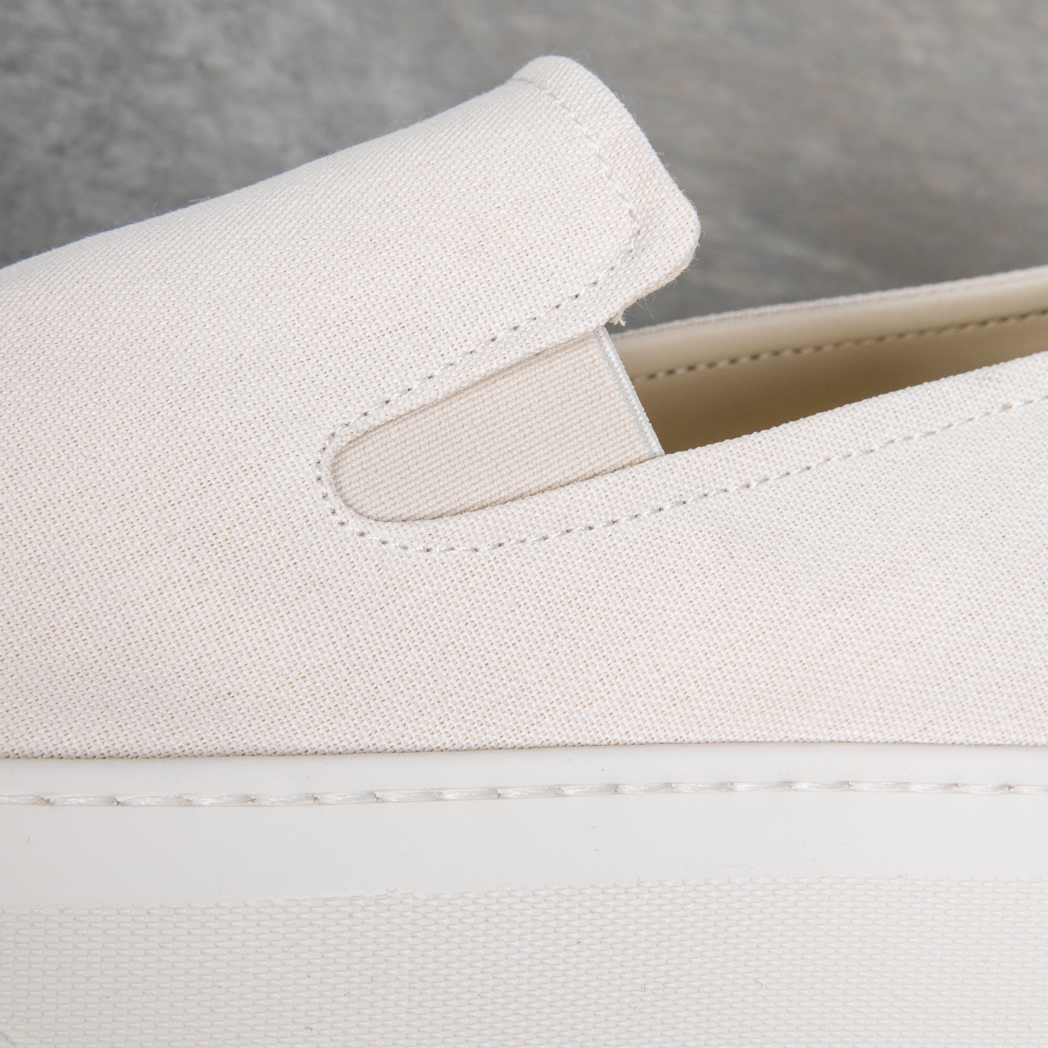 Common Projects 5217 Slip-On in Canvas Off-White