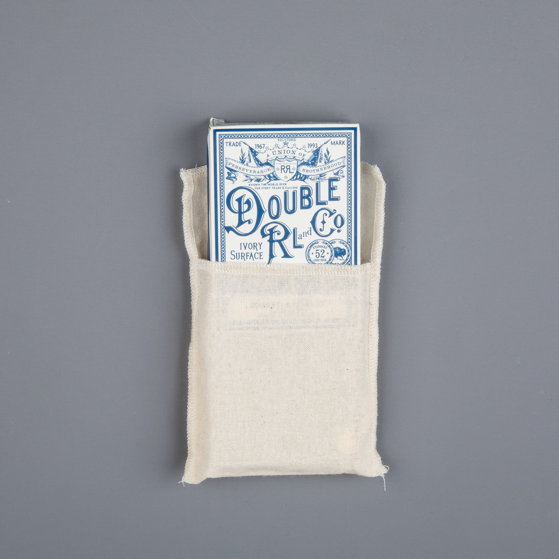 RRL Playing Cards Navy Cream