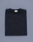 William Lockie x Frans Boone 30 gauge Loro Piana Merino's Crew Neck Charcoal