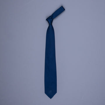 Finamore Cravatta "Sette Pieghe" Grenadine Setta Blu Scuro