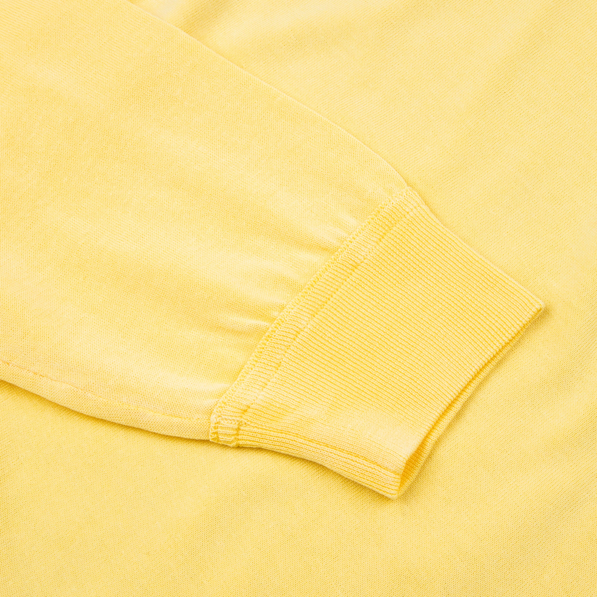 Drumohr Superlight Frost Cotton Sweater Giallo