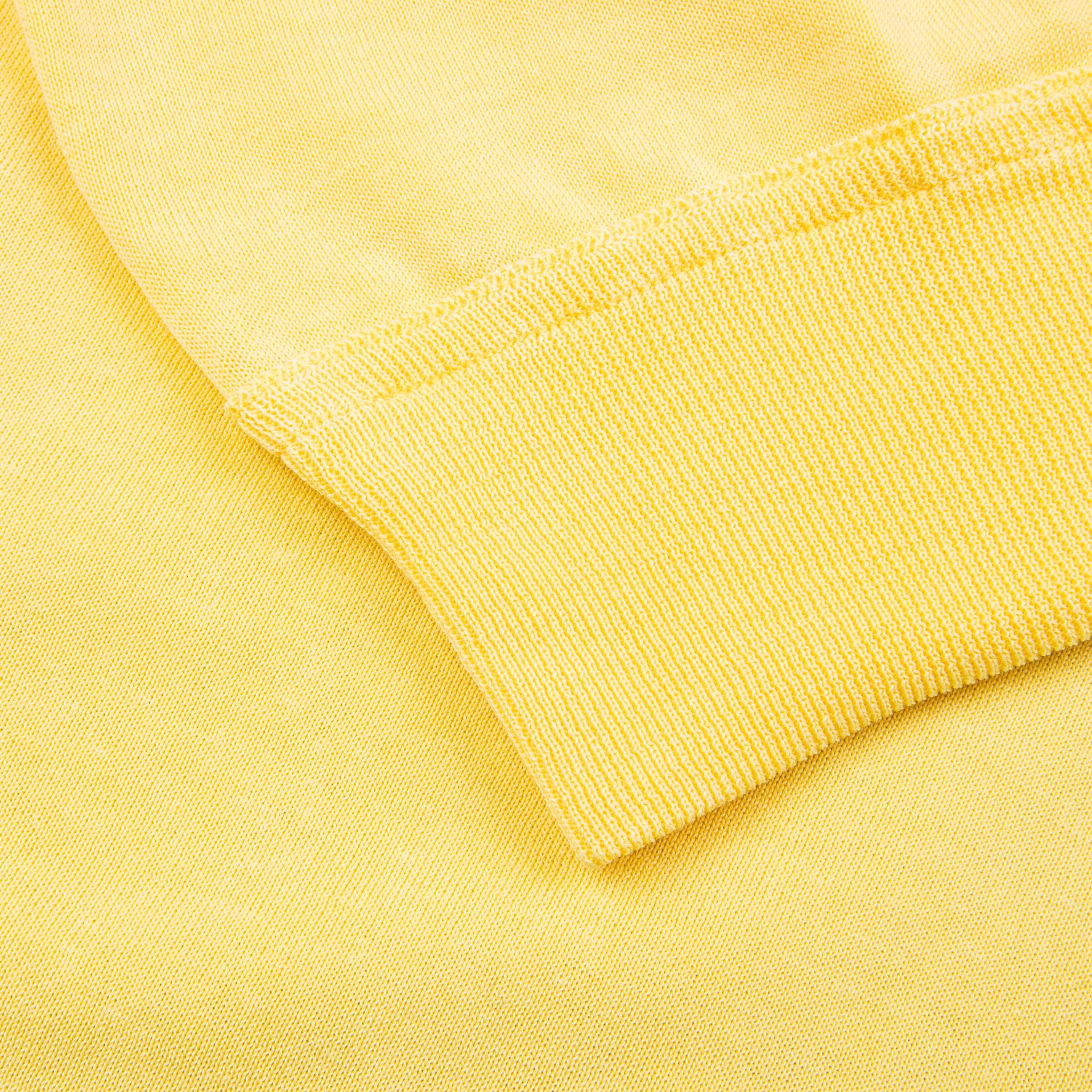 Drumohr Superlight Frost Cotton Sweater Giallo