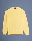 Drumohr Superlight Frost Cotton Sweater Giallo