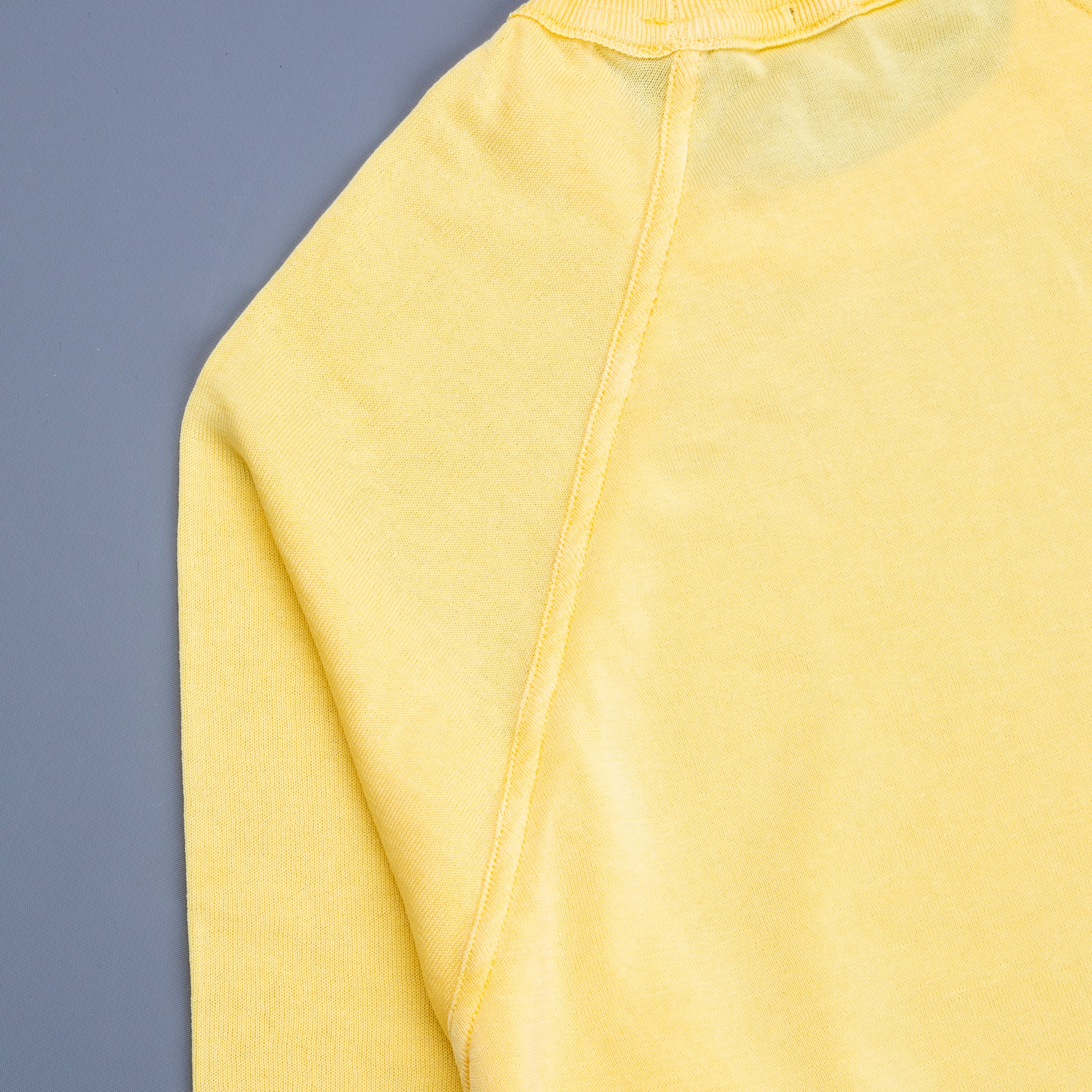 Drumohr Superlight Frost Cotton Sweater Giallo