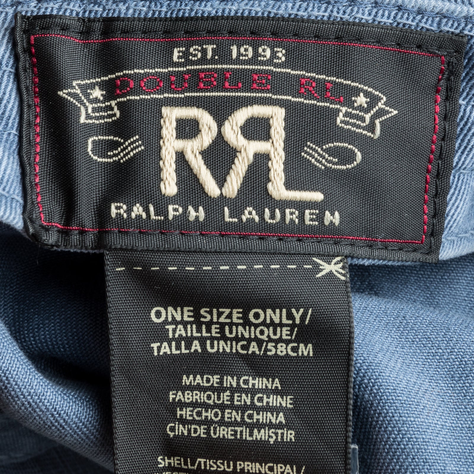 RRL Ball Cap Hat Midnight Blue