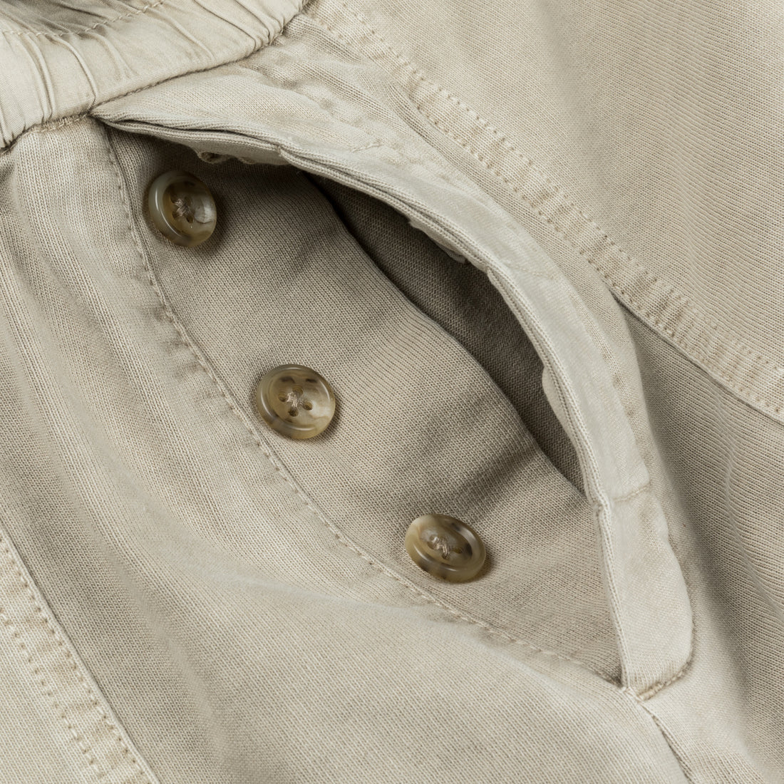 James Perse Heavy jersey utility short Flax