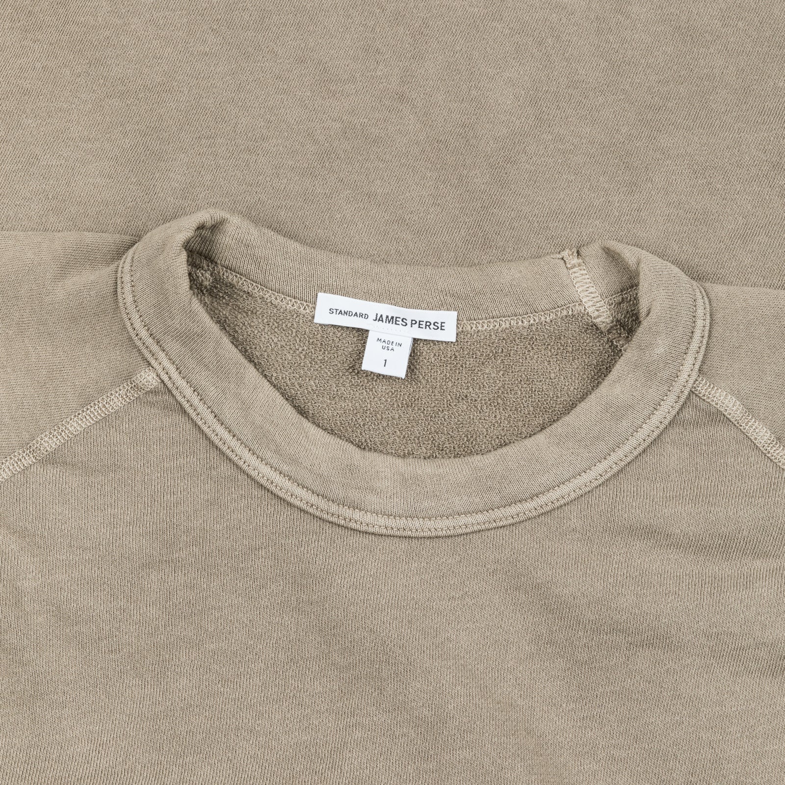 James Perse Vintage cotton Raglan pullover Fawn