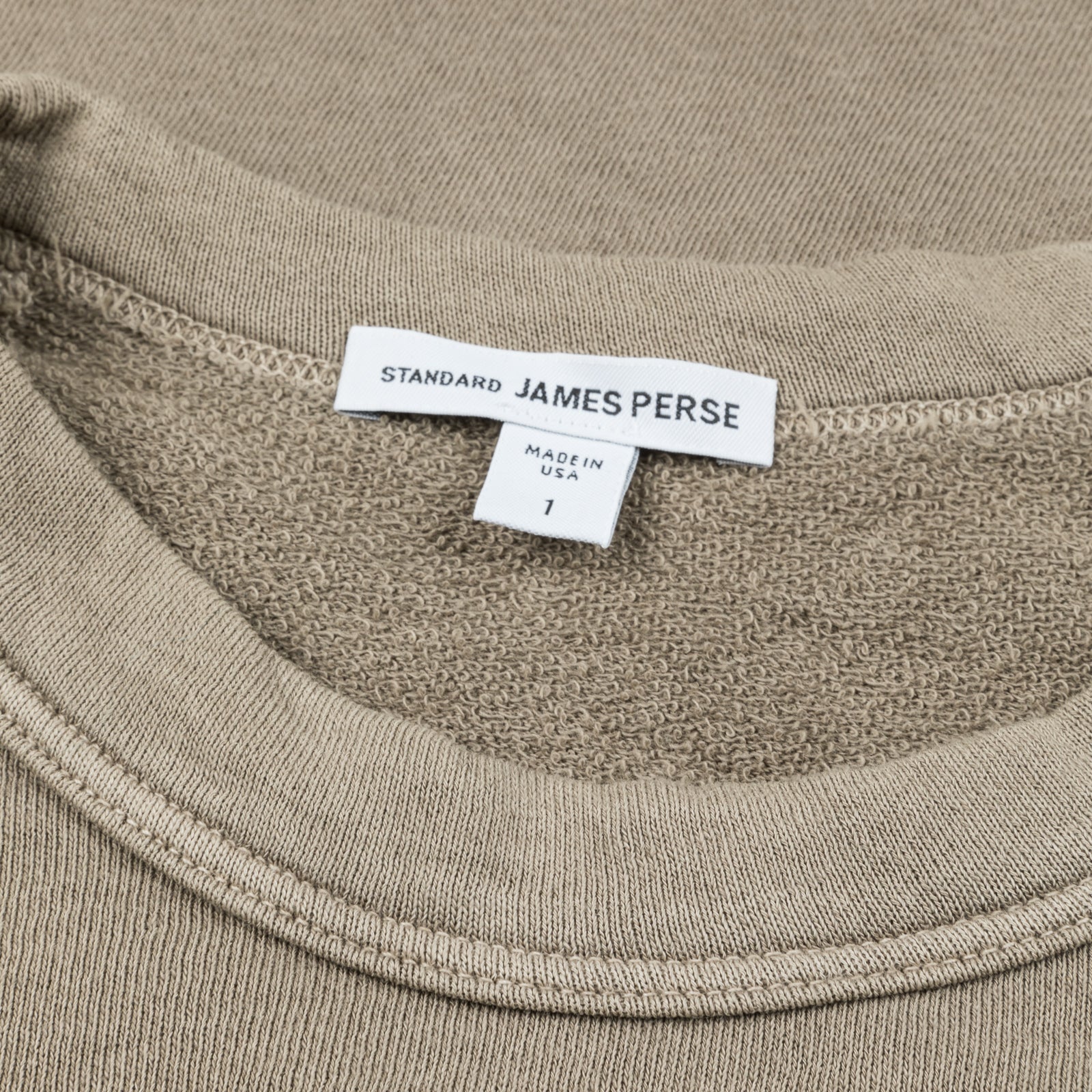 James Perse Vintage cotton Raglan pullover Fawn