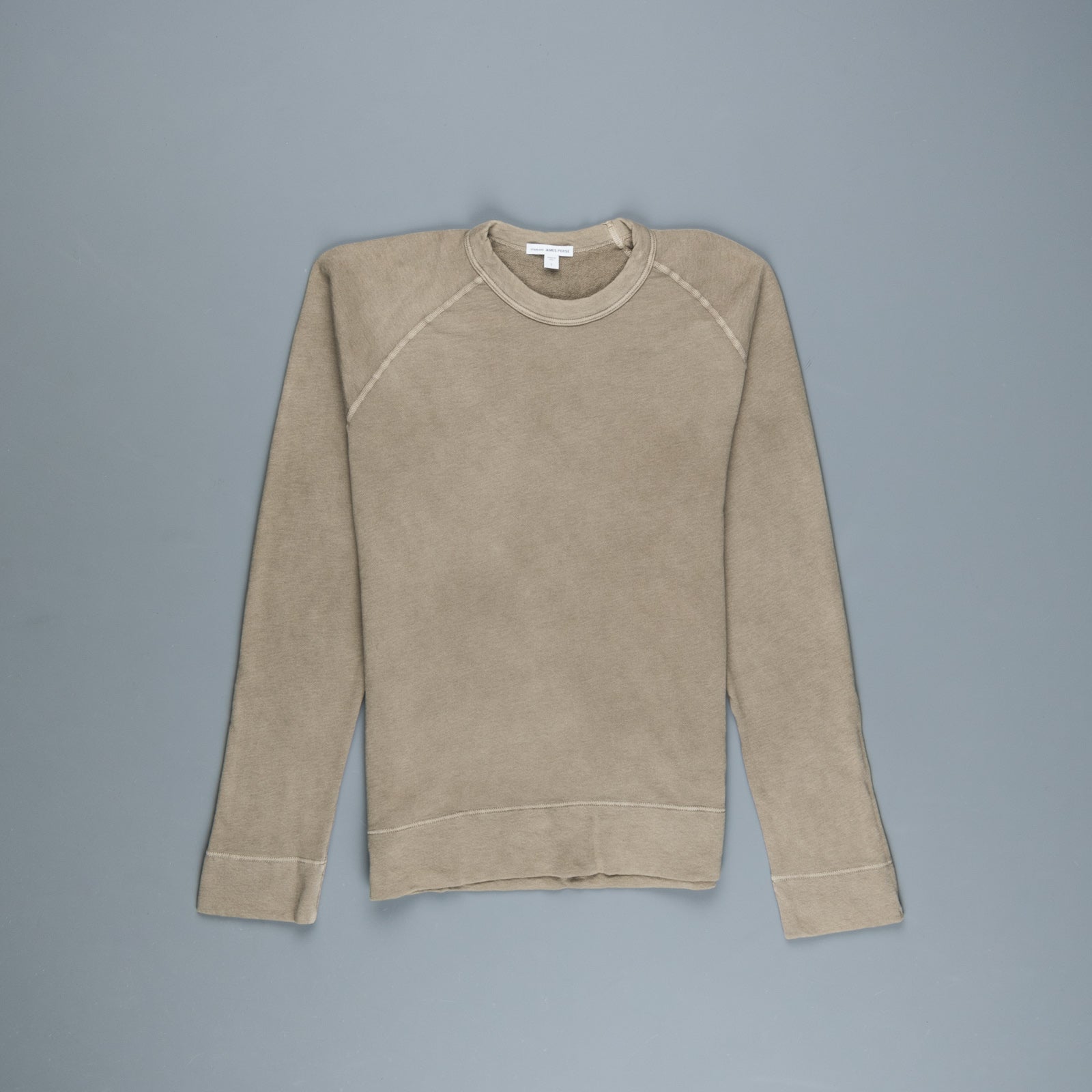 James Perse Vintage cotton Raglan pullover Fawn